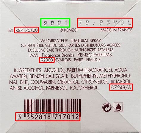 batch code givenchy|cosmetic expiration dates code.